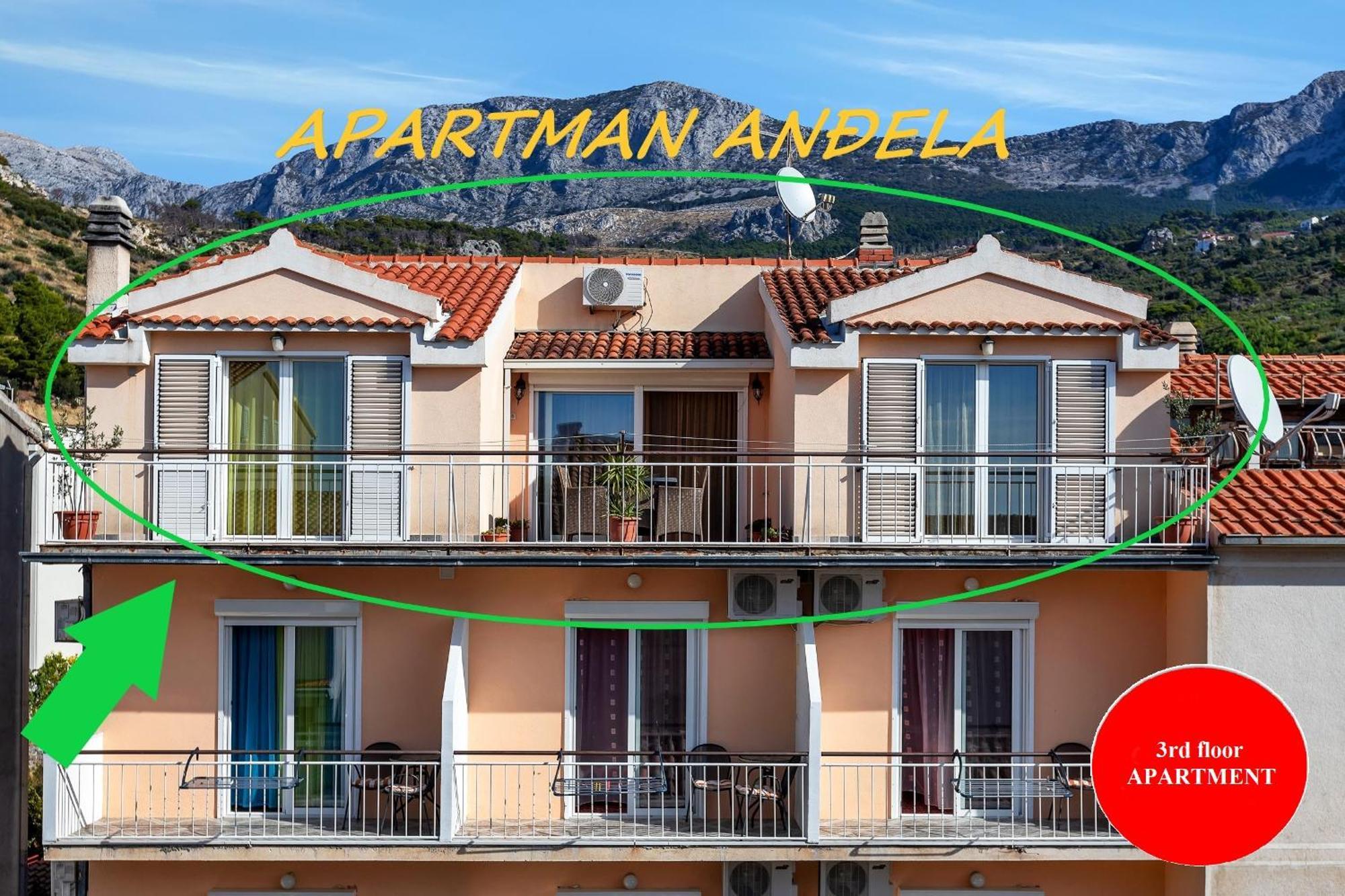 Apartman Andela Podgora Exterior photo